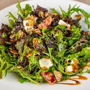 Salad options available for vegetarians!