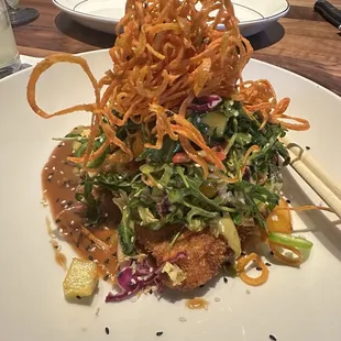 Chicken Katsu Salad