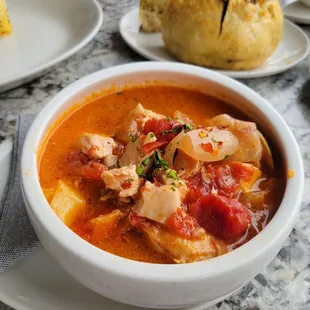 Their amazeballs cioppino (this is half as they were kind enough to split the dish for us)