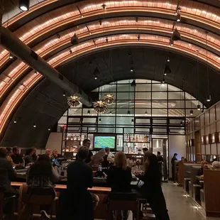 Inside bar and seating