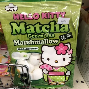 hello kitty matcha marshmallow