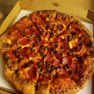 pizza, food