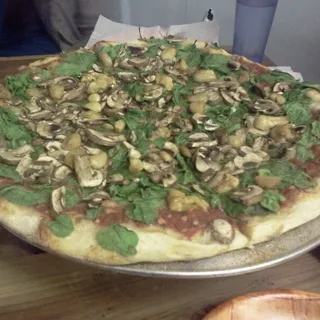 Vegan Spinach and Mushroom