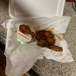 The wings were too small