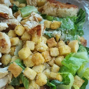 Do you think you put enough croutons????  WTF