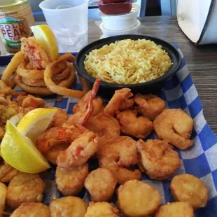 Seafood platter the best
