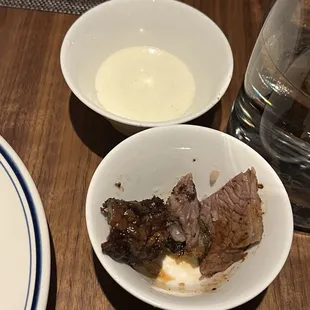 Free sample of prime rib with their creamy horseradish sauce
