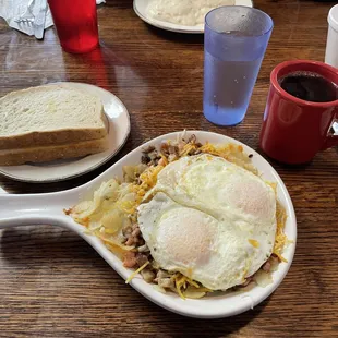 The Hungryman Skillet at Nick's Restaurant in Anderson, IN.