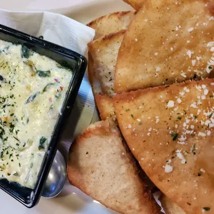 Pita and Spinach