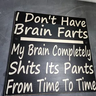The bathroom..