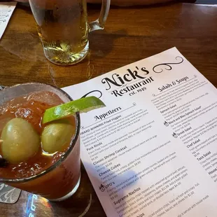 Bloody Mary &amp; Miller lite