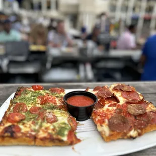 1/2 Margherita Pizza, 1/2 Pepperoni Pizza - August 2023