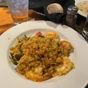 Shrimp risotto