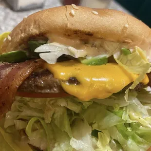 Bacon Avocado Cheeseburger