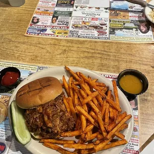 BBQ Pulled Pork Specialty Sandwich