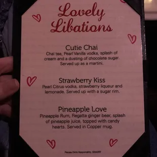 Special menu