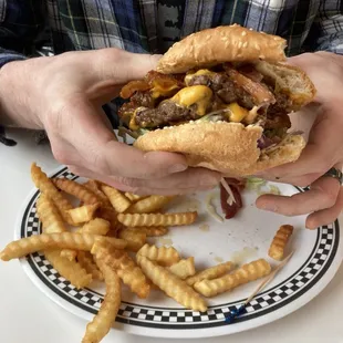 Double Cheeseburger deluxe