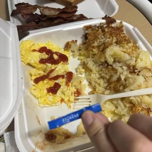 Nasty tab in my food under eggs