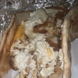 Asked for feta only and ranch on the side