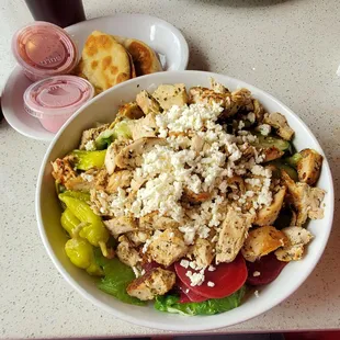 Greek chicken salad
