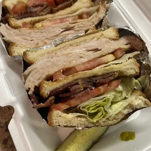 Turkey club was decent