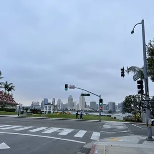outside