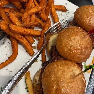 Pork sliders are delicious tender n juicy