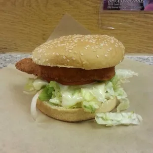 Crispy chicken sandwich !!!! So delicious !