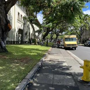 Location of lunch wagon on Mililani Street