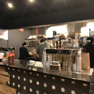 sushi and sashimi, interior