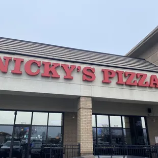 the front of the restaurant