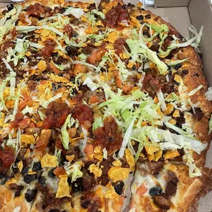 14&quot; Large Taco Pizza