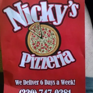 a sign for the restaurant