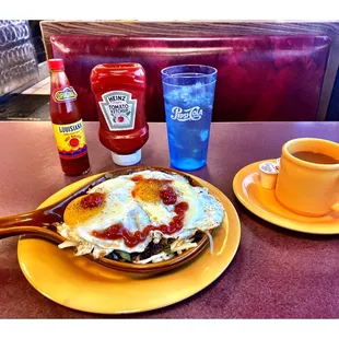 Pot Roast Skillet ( pretty good) @ Nicky&apos;s Restaurant &amp; PancakeHouse. 7829 S Western Ave, Chicago, IL  Breakfast &amp; Lunch. Cool.