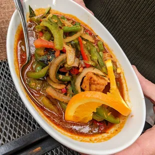 Pad Phet with tofu