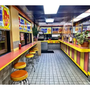 Inside Nicky&apos;s the Real McCoy. (Cicero Ave/24th St)   Hamburgers Hotdogs Beef Gyros Steak BBQ Chicken BBQ Rib Tips etcNice &amp; Clean. .Cool!