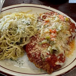 Parmesan platter (chicken)