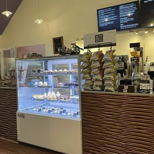 Counter with desserts