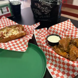Meatball Sub, Hot Wings