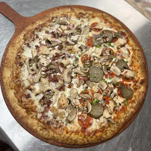 1/2 &amp; 1/2 build your own pie #custompies #just how you want it.