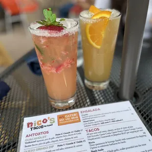 Margaritas in the patio