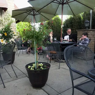 Beautiful spacious outdoor patio. Perfect for a warm evening