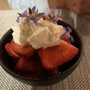 Strawberries and cream