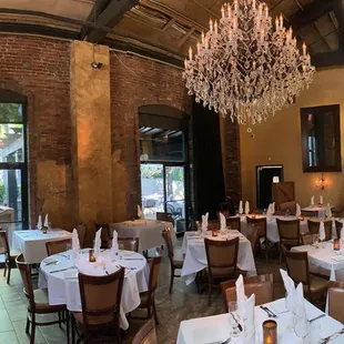 Nicola&apos;s new Garden chandeliers match our new main dining room chandelier!