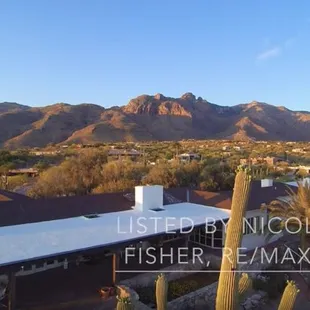 Drone photography in the Catalina Foothills for a Foothills Estate