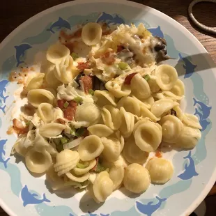a pasta dish on a plate