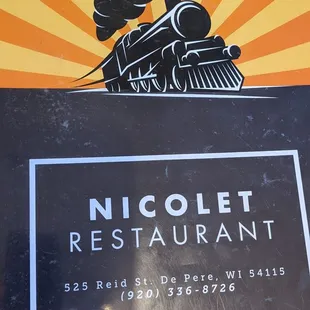 a sign for nicolet restaurant