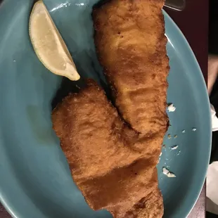 Drunken beer battered haddock. Steaming hot. No oil.