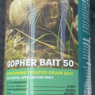 Gopher bait