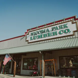 Frontage of Nicoma Park Lumber